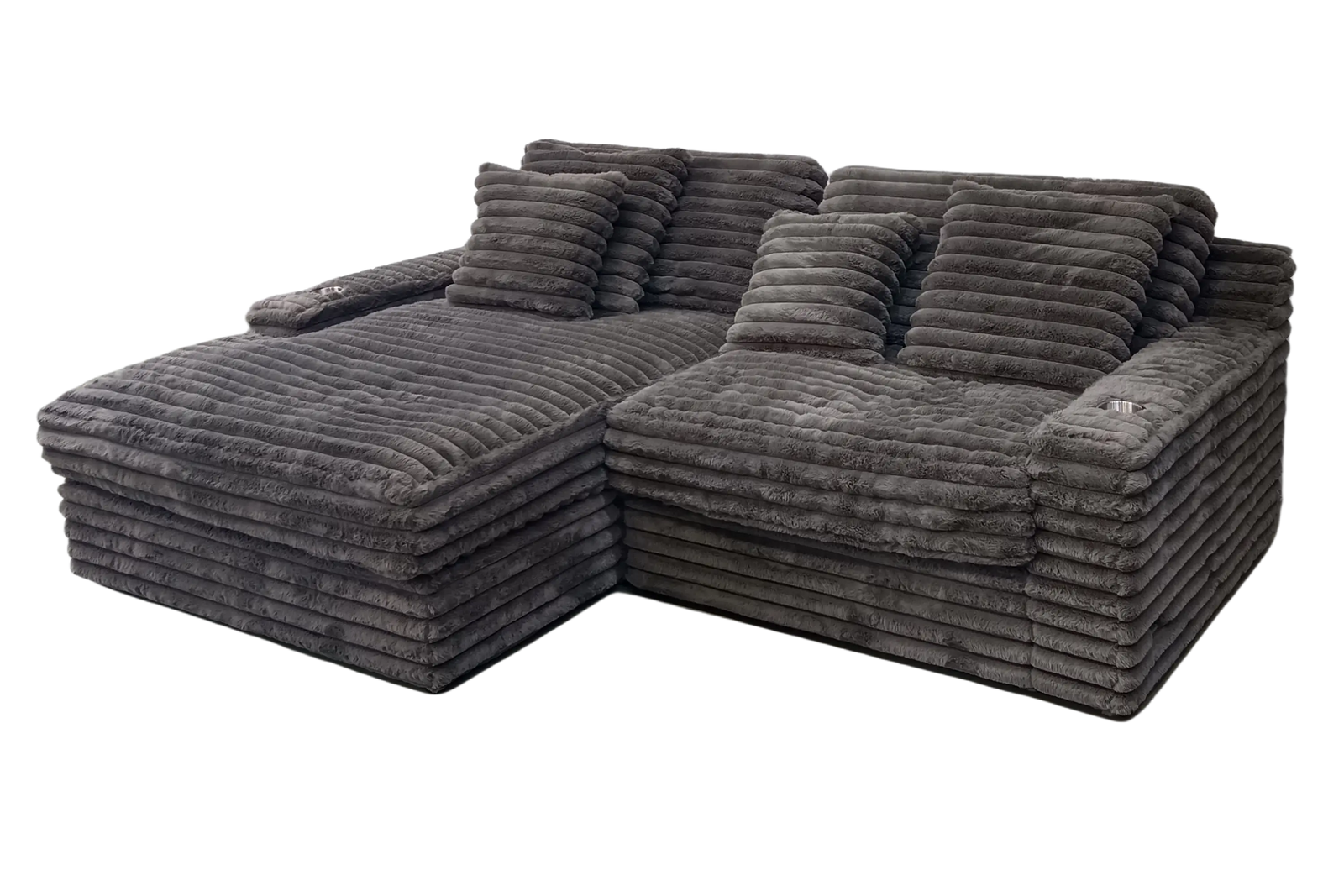 Kratos Réversible - Mondo Gris - Gris - Canapé