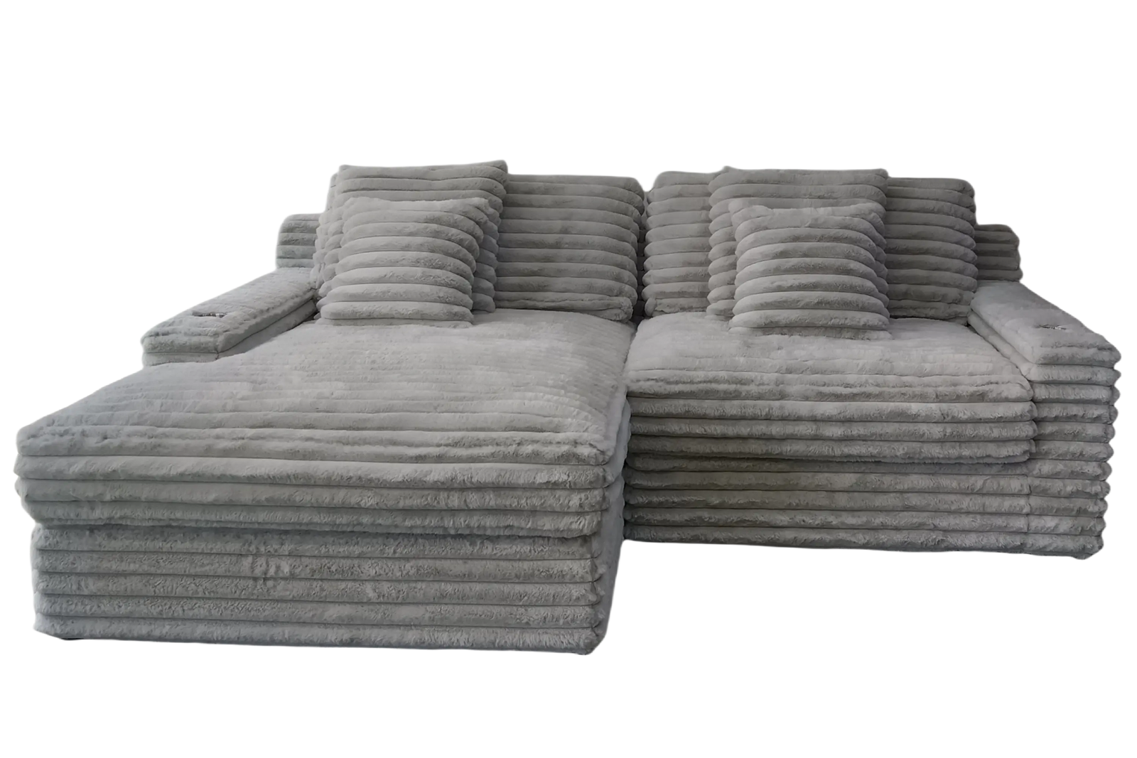 Kratos Réversible - Mondo Gris Clair - Gris Clair - Canapé