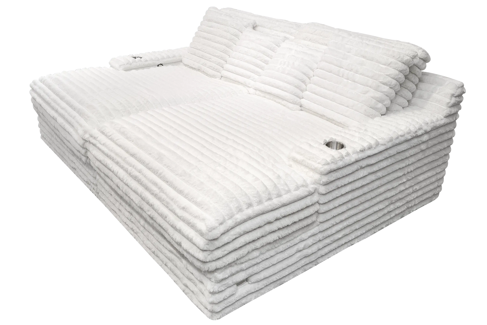 Olympia Double - Mondo Blanc - Blanc - Canapés Méridiennes