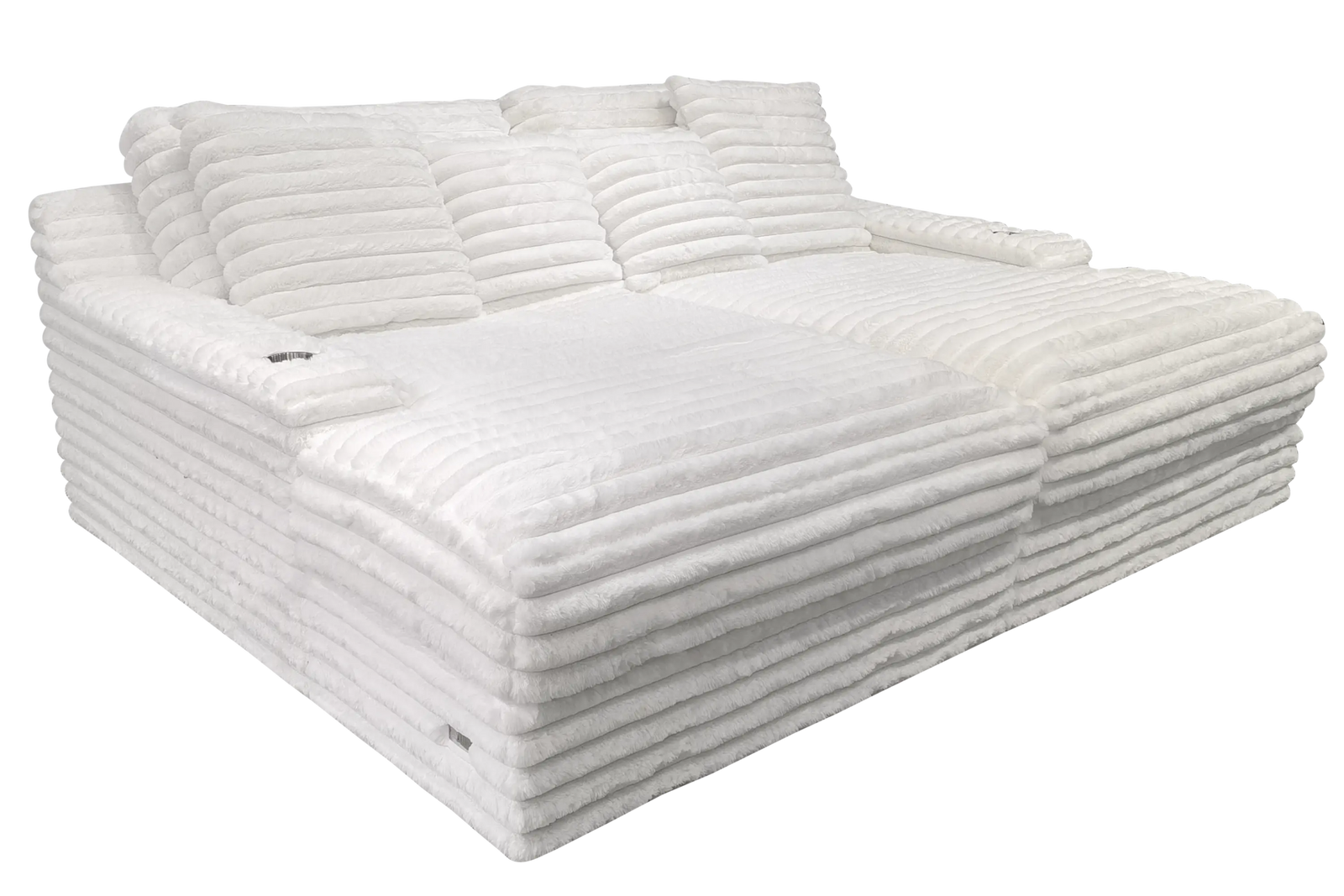 Olympia Double - Mondo Blanc - Blanc - Canapés Méridiennes