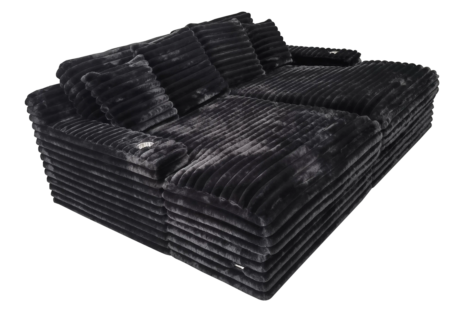 Olympia Double - Mondo Noir - Noir - Canapés Méridiennes