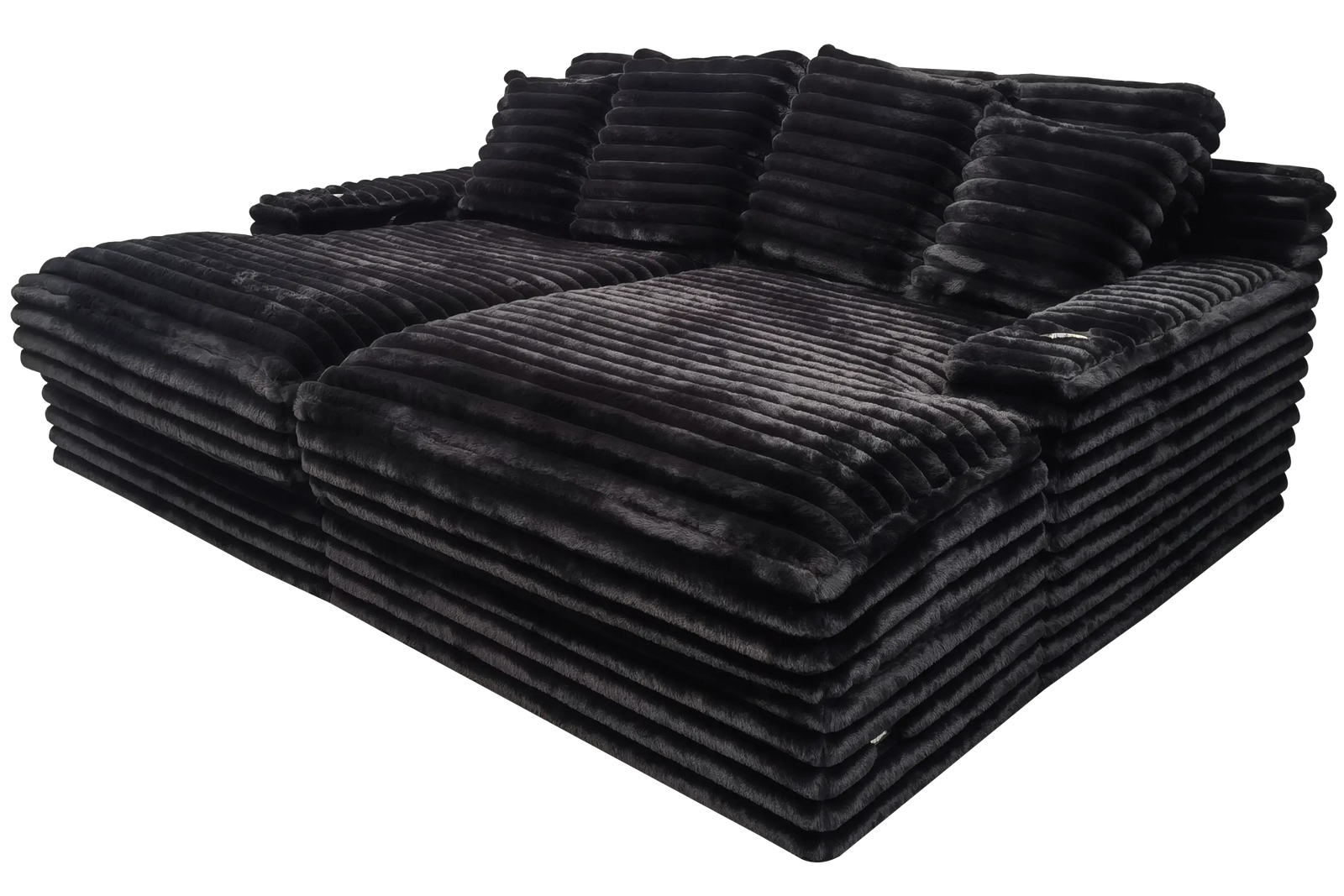 Olympia Double - Mondo Noir - Noir - Canapés Méridiennes