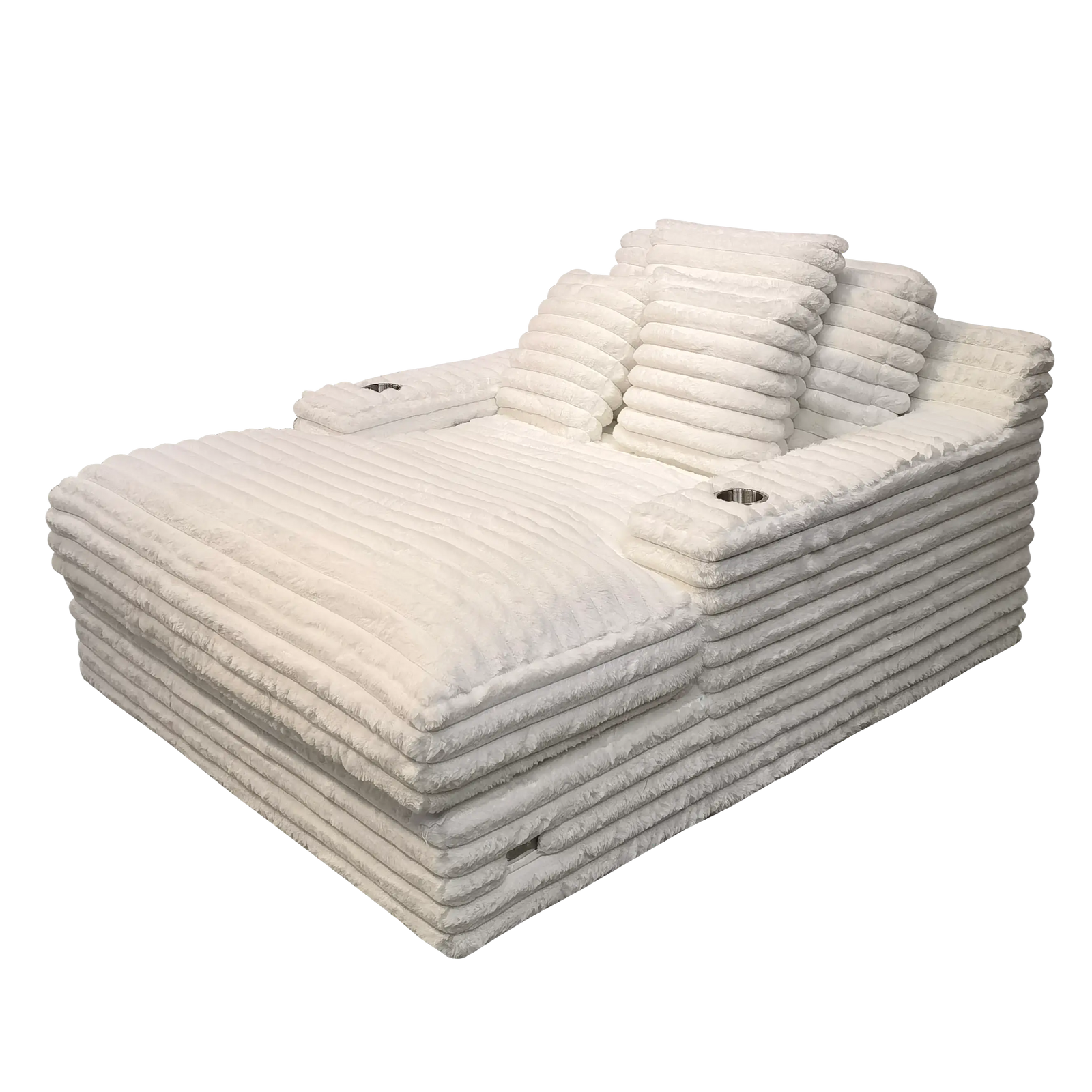 Olympia Simple - Mondo Blanc - Blanc - Chaise Longue