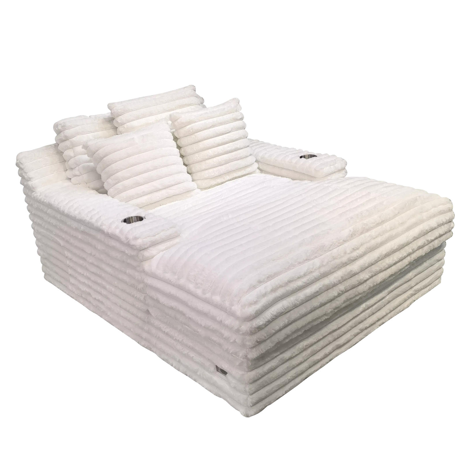 Olympia Simple - Mondo Blanc - Blanc - Chaise Longue