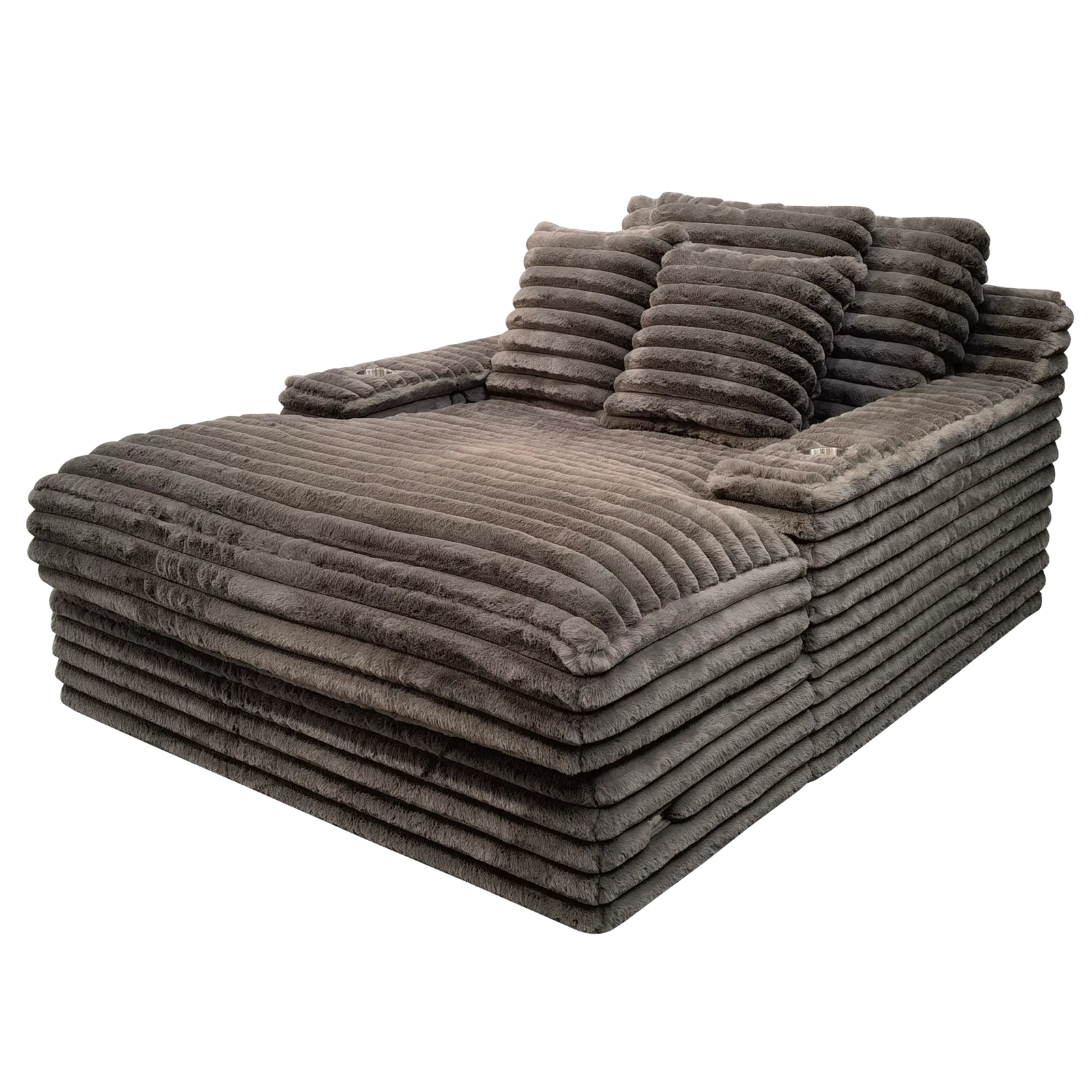 Olympia Simple - Mondo Gris - Gris - Chaise Longue