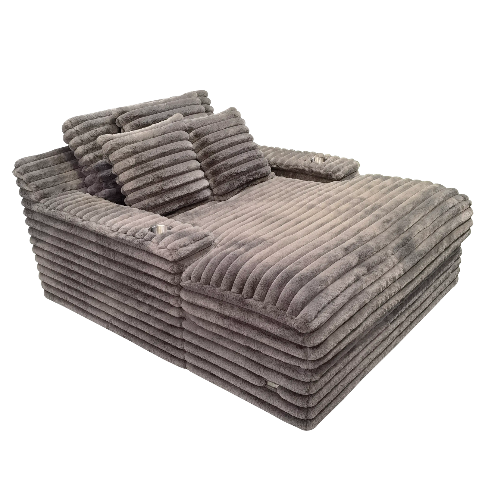 Olympia Simple - Mondo Gris - Gris - Chaise Longue