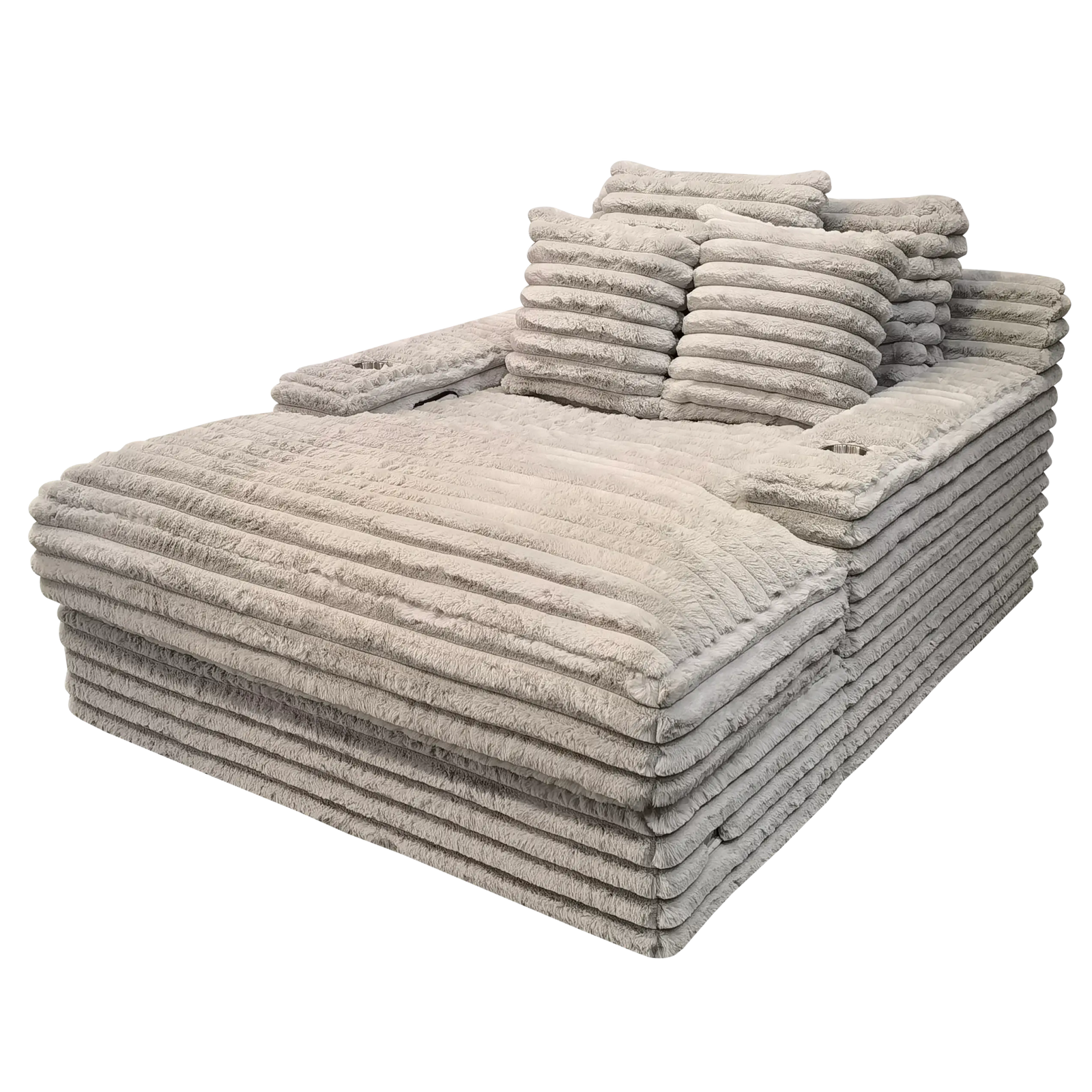 Olympia Simple - Mondo Gris Clair - Gris Clair - Chaise Longue