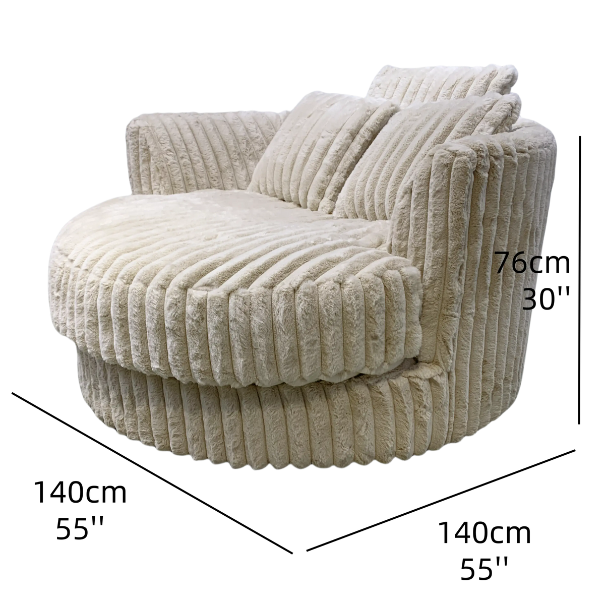 PRÉCOMMANDE | Hélios Pivotant - Mondo Beige - Beige - Canapé